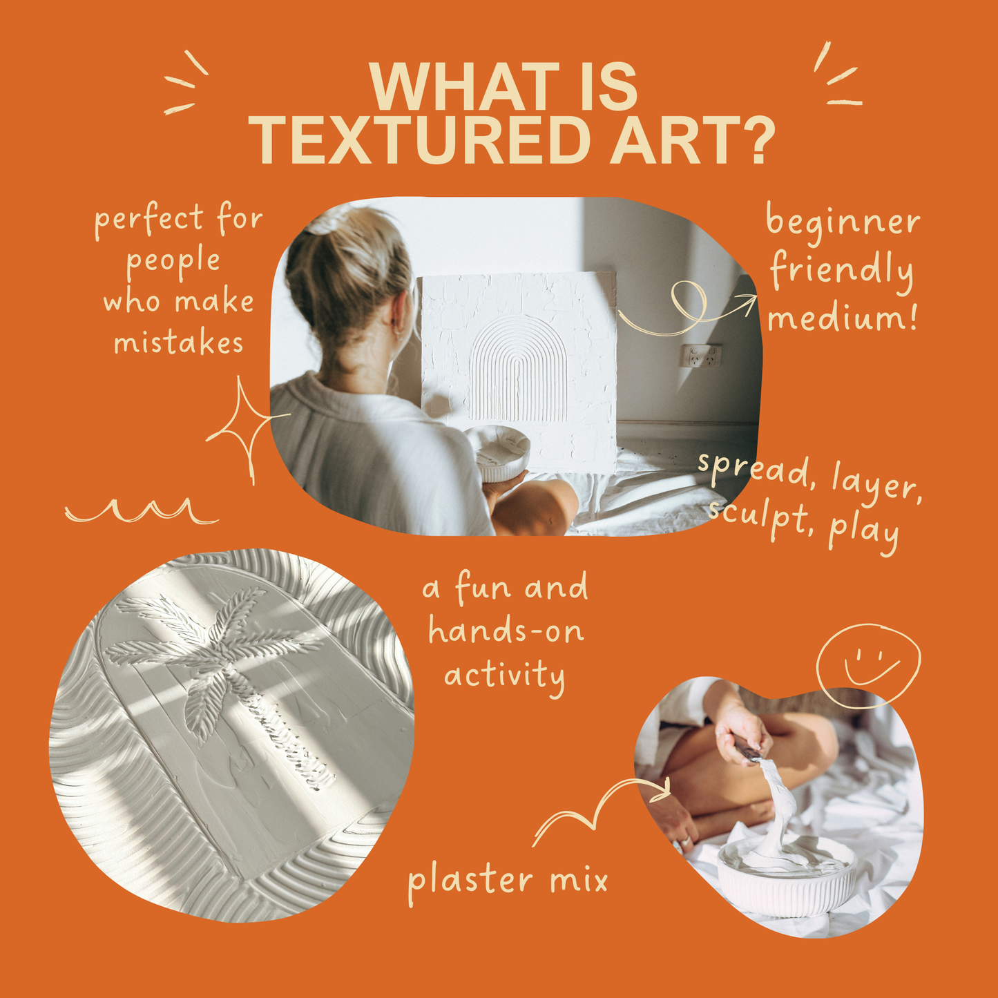 Textured Art at Kefi Cafe