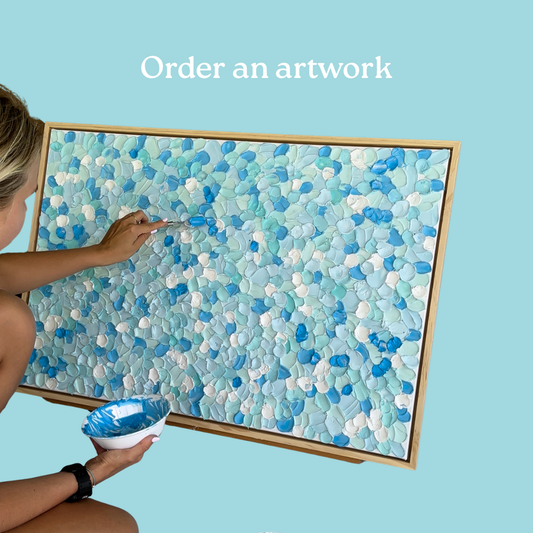 Abstract Ocean Lover