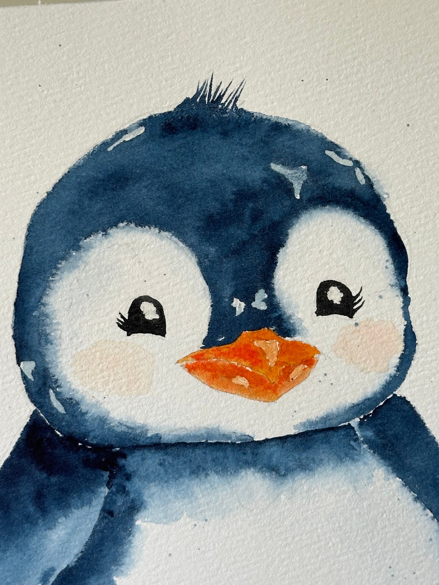 Watercolour Penguin Originals - Pre Order