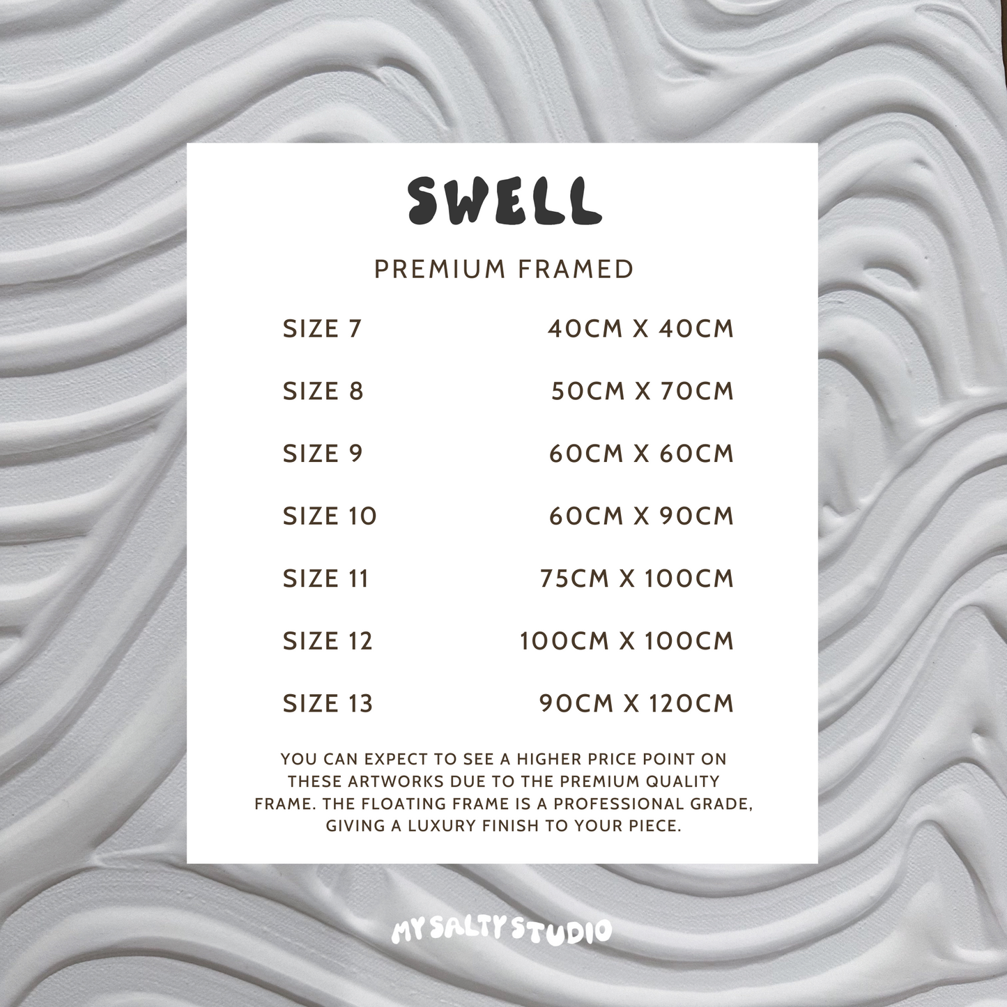 SWELL - Custom Order